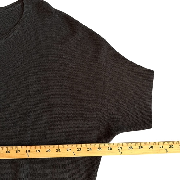 Quince Dolman Sweater Lightweight Organic Cotton Cashmere Link-Stitch Size XL - Picture 8 of 13